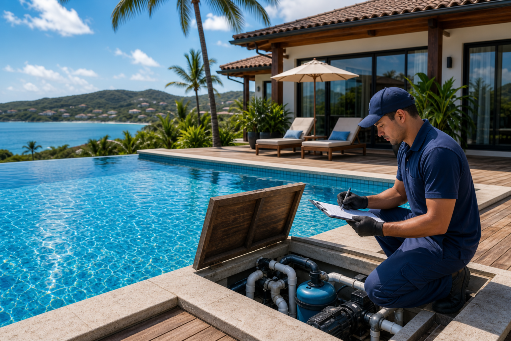 Tratamento de piscina em Buzios para Airbnb