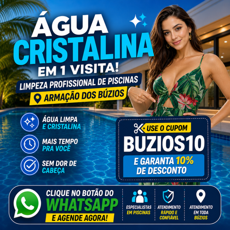 Tratamento de agua verde em piscina em buzios