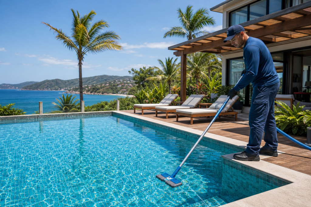 Tratamento de piscina em Buzios para Airbnb