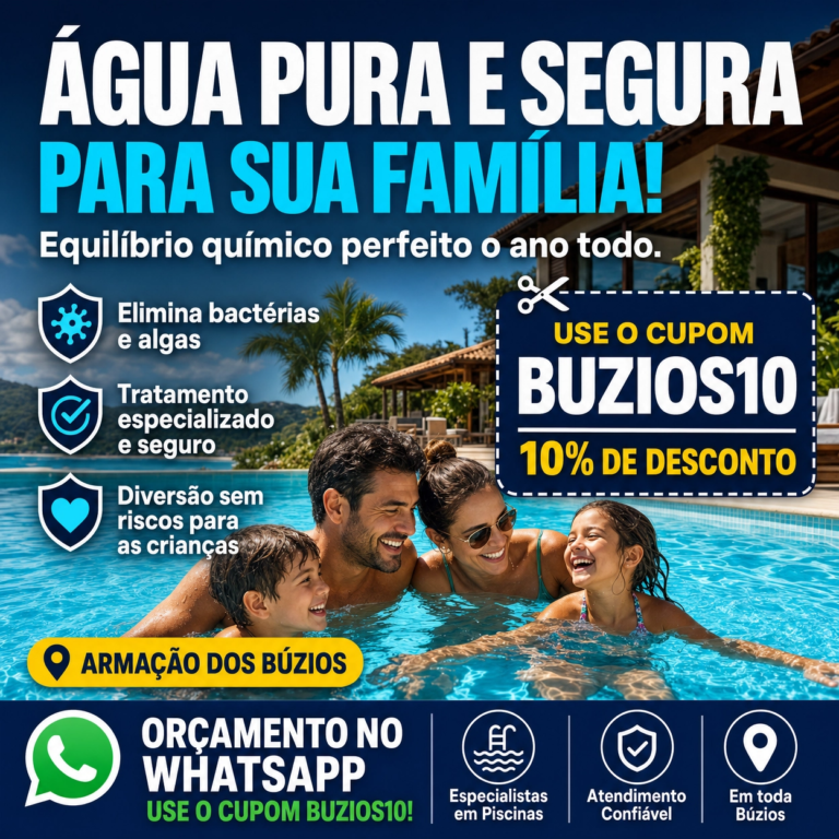 Recuperacao de piscina turva em buzios